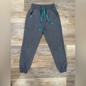 Figs Zamora XS Petite Graphite Scrub Pants